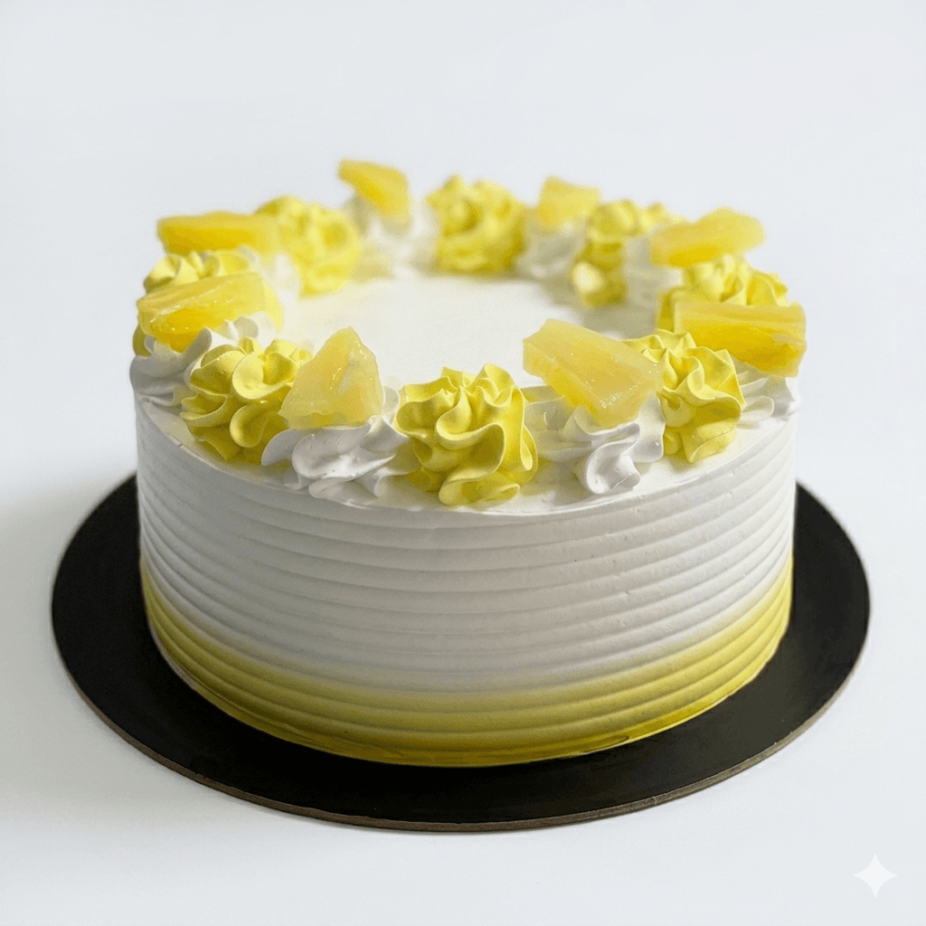pineapple cake for birthday