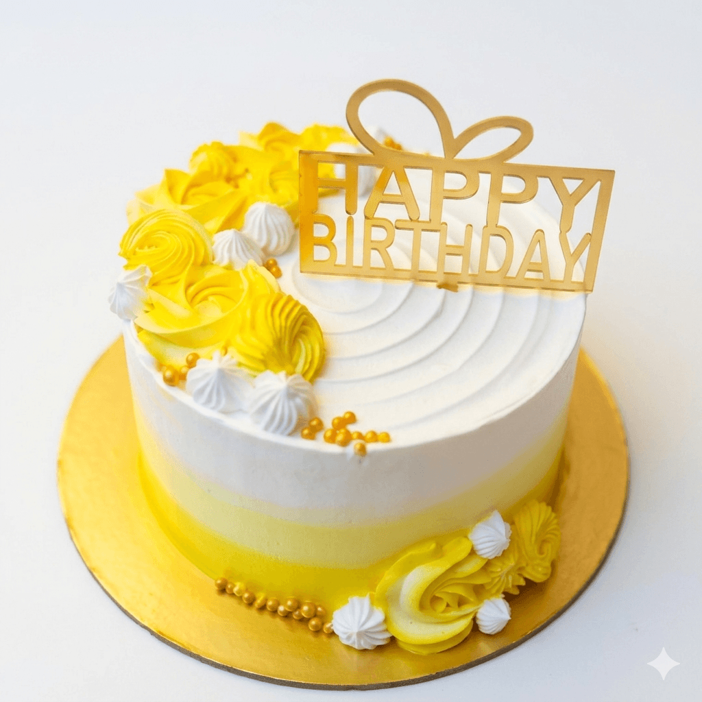 Pineapple cream cake